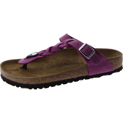 Женские фиолетовые босоножки-стринги Birkenstock с плетеным Т-образным ремешком, 40 BHFO 2833