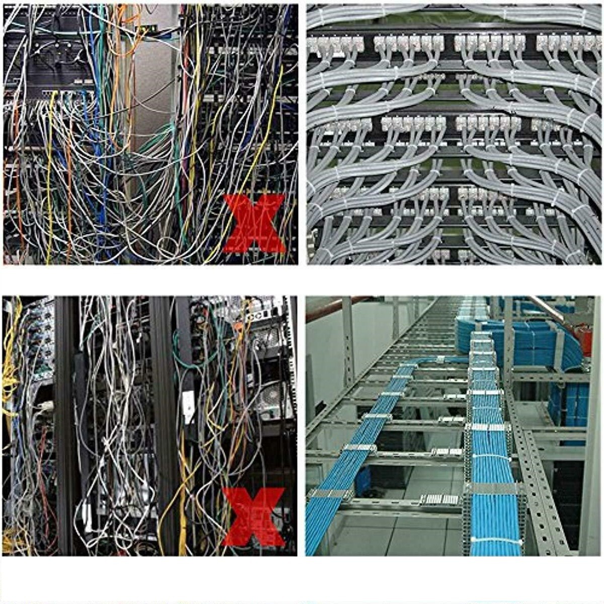 4" 6" 8" 12" 15" 18" 24 Black Zip Ties Heavy Duty Nylon UV Resistant UL Bulk LOT