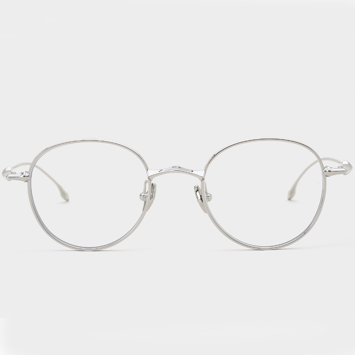 Pre-owned Gentle Monster 2024 Ep 02 Silver Titanium Eyewear Eyeglasses In Clear