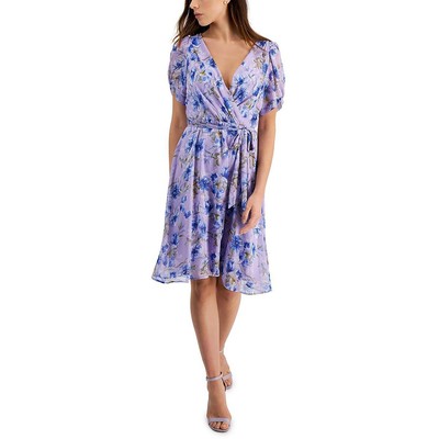 

Женское фиолетовое шифоновое платье для коктейлей и вечеринок Connected Apparel  BHFO 2927, Lavender