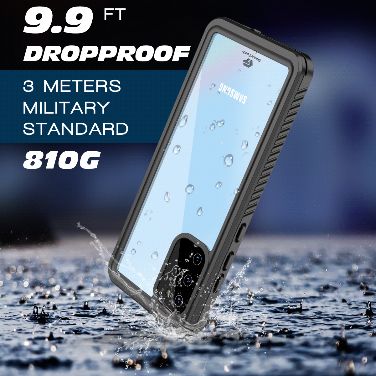 Waterproof Case for Galaxy S20 / 20 Plus / S20 Ultra 5G Shockproof Series Cover