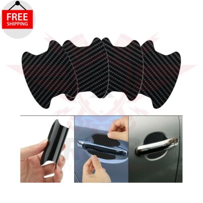 Carbon Fiber Car Door Handle Protector Film Anti-Scratch Sticker