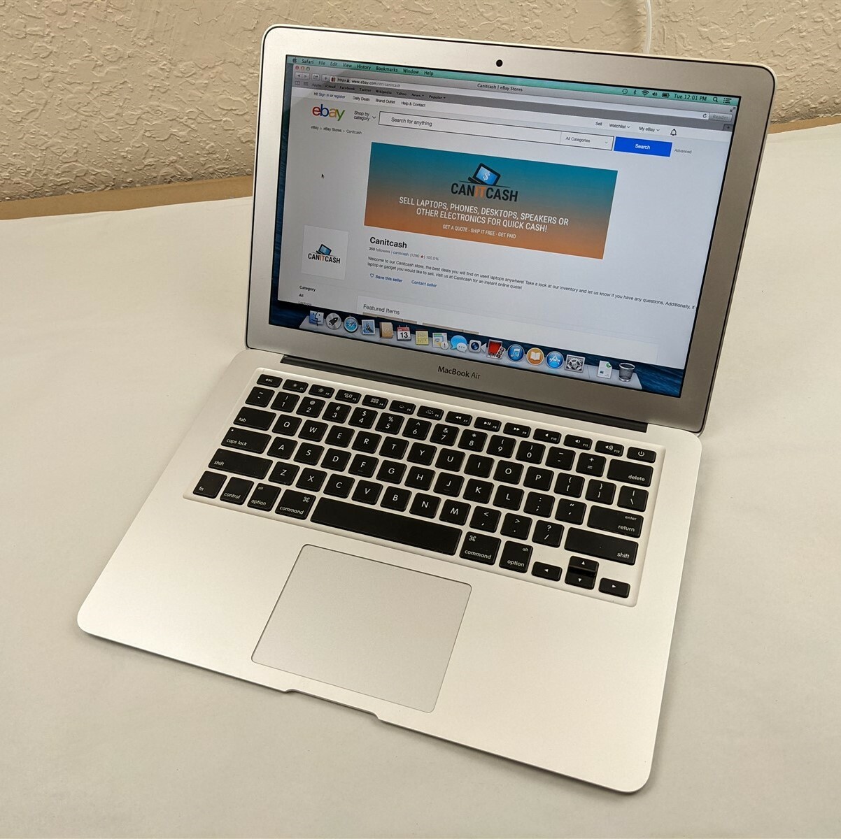 Apple MacBook Air A1466 i54260U 1.40GHz 4GB RAM 128GB SSD 13.3 OS X