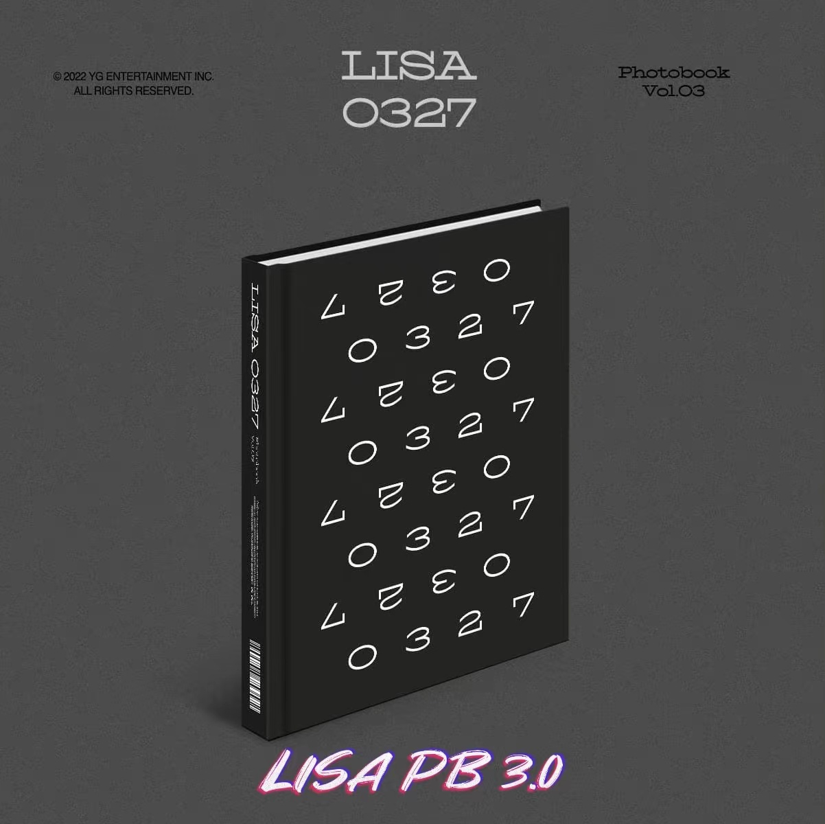 BLACKPINK LISA Autographed 0327 VOL.03 Photobook K-POP COLLECTION