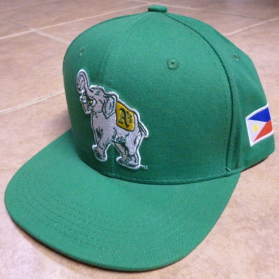 Oakland A's Athletics Filipino Heritage Night Snapback Hat Coliseum SGA New