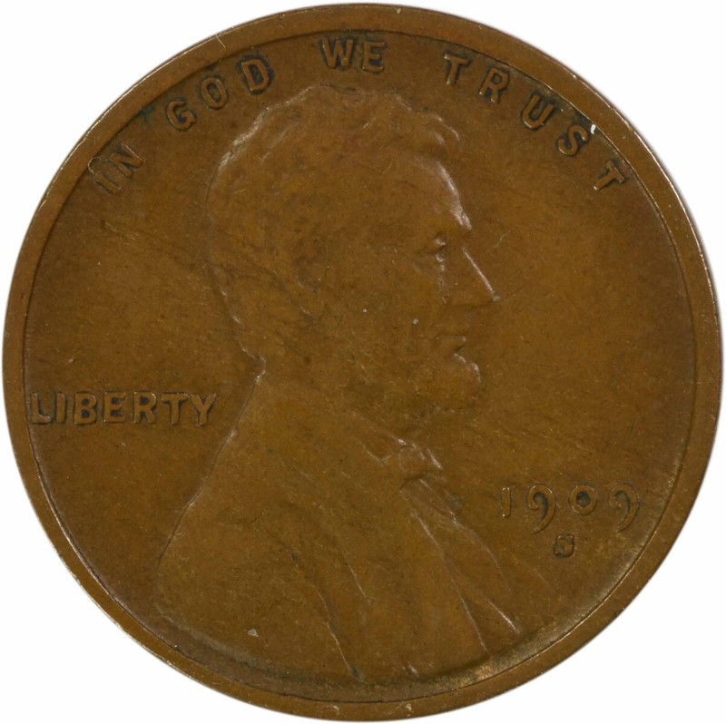 1909-S VDB Lincoln Cent EF Uncertified #754