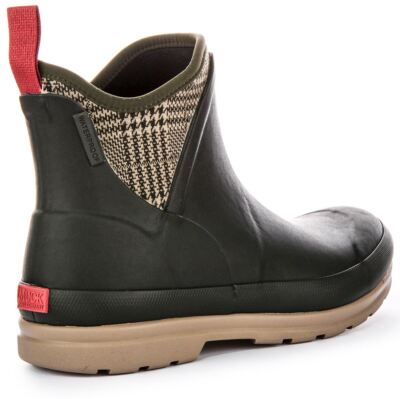 Pre-owned Muck Original Waterproof Rubber Overlay Neoprene Womens Boot Green Us 4 - 9