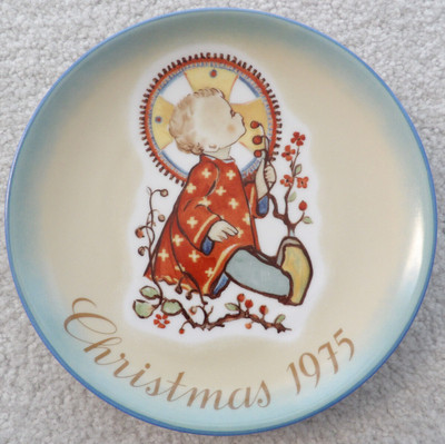 HUMMEL 1975 Christmas Plate Limited Edition 1975 Schmid + Original  Box