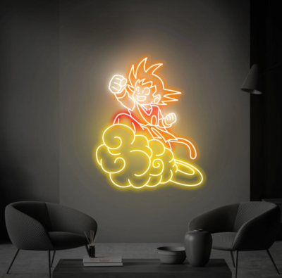 ANIME KID GOKU LED LIGHTS NEON SIGN Game Room Wall Decor HOME GIFT