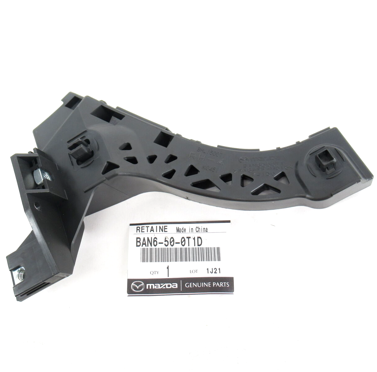 Genuine OEM Mazda BAN6-50-0T1D Passenger RH Front Bumper Retainer