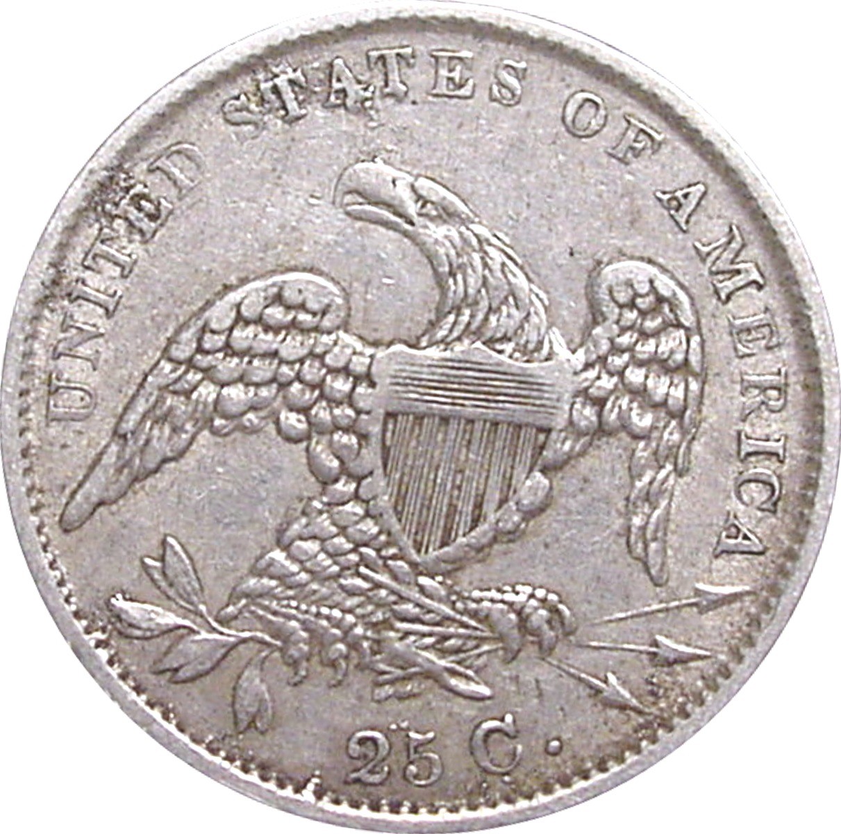 1833 Bust Quarter--Extra Fine