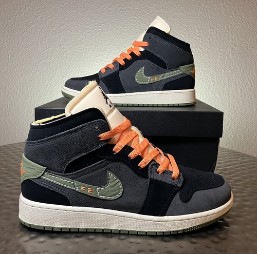 AIR JORDAN 1 MID SE CRAFT / Youth Size 6 / Womens 7.5