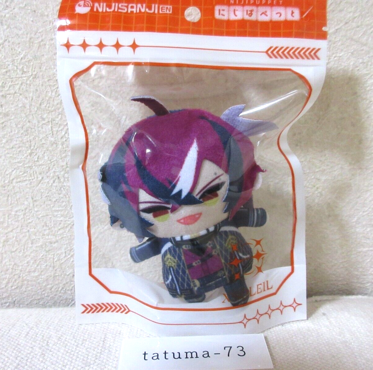 Nijisanji EN Niji Puppet Doppio Dropscythe Plush Doll Toy Nijisanji EN Niji Puppet Doppio Dropscythe Plush Doll Toy