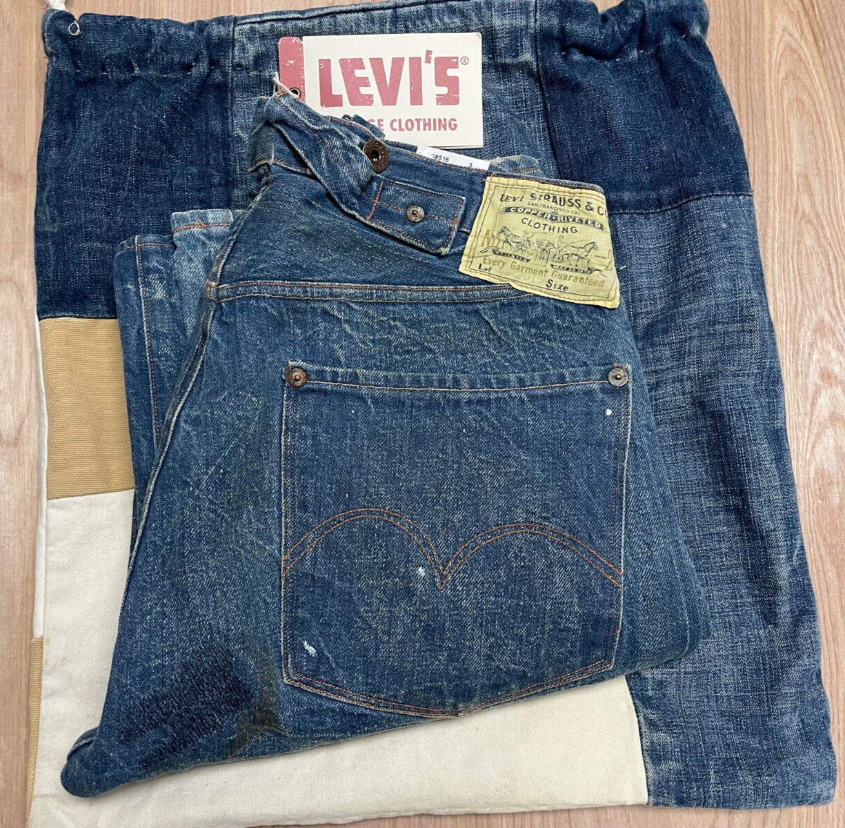 LEVI'S® VINTAGE CLOTHING LOT 201 W30 Levi's® Vintage Clothing Men's Lot 201 Jeans - Dark Wash