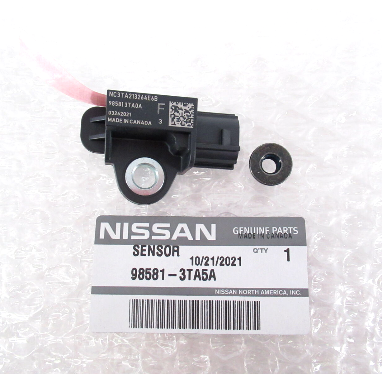 Genuine Nissan 98581-3TA5A Front Center Sensor 16-19 Maxima Genuine Nissan 98581-3TA5A Front Center Sensor 16-19 Maxima
