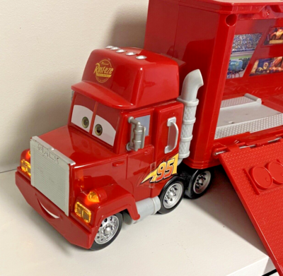 Disney Cars Track Talkers Chat Haul Mack Semi Truck 17