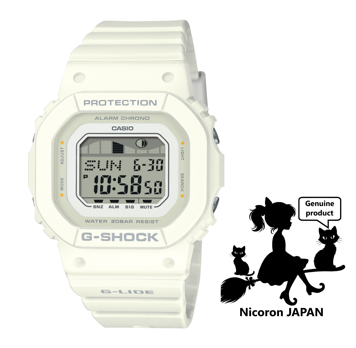 G-SHOCK　GLX-S5600-7BJF　G-LIDE GLXS5600-7 | G-SHOCK G-LIDE White | CASIO