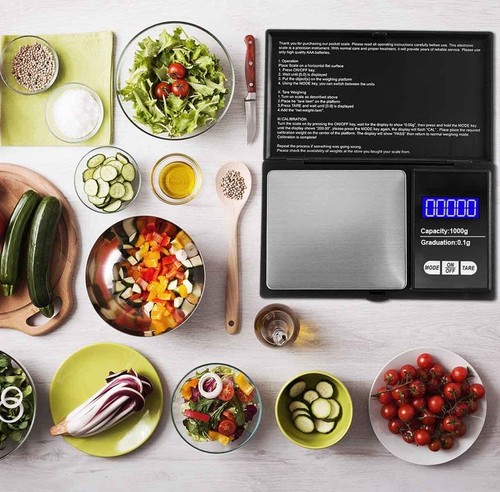 Digital Scale 1000g x 0.1g Jewelry Gold Silver Coin Gram Pocket Size Herb Grain