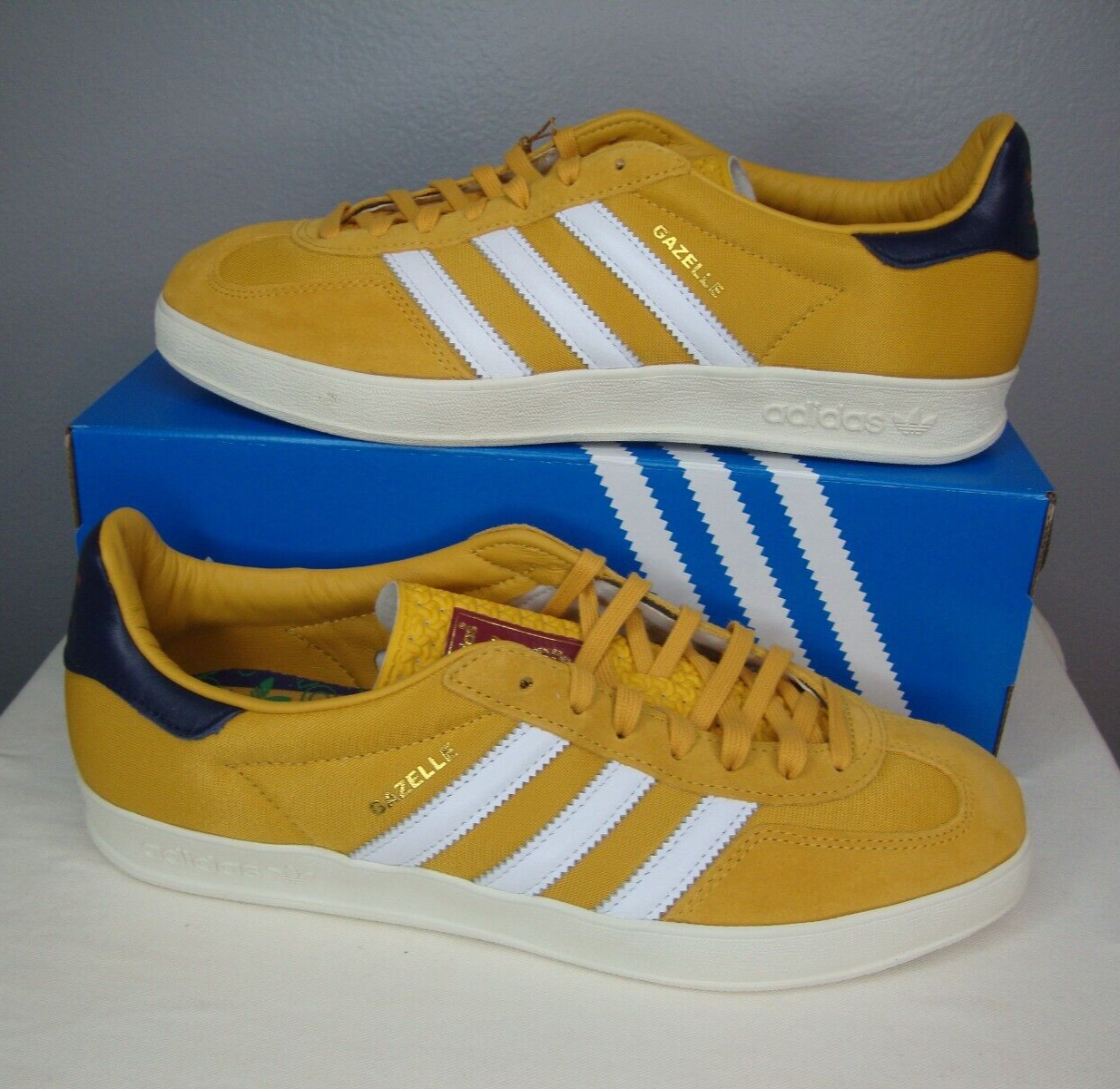 mustard adidas shoes