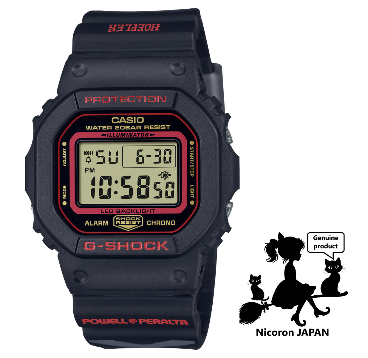 時計 G-SHOCK DW-5600KH-1JR Kelvin Hoefler CASIO G-SHOCK Men's Watch DW-5600KH-1JR Kelvin Hoefler x