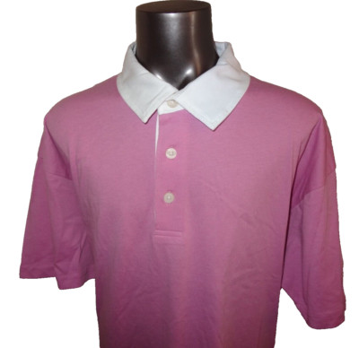 Abound By Nordstrom New Women's Large Purple Lily Cotton Polo Golf Shirt