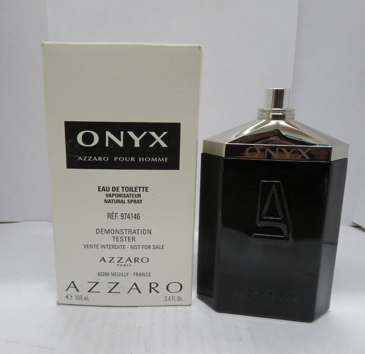 ONYX BY AZZARO POUR HOMME 3.4 fl oz/100 ml EAU DE TOILETTE SPRAY