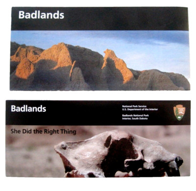 Badlands National Park National Park Service South Dakota 2 Unigrid Brochures