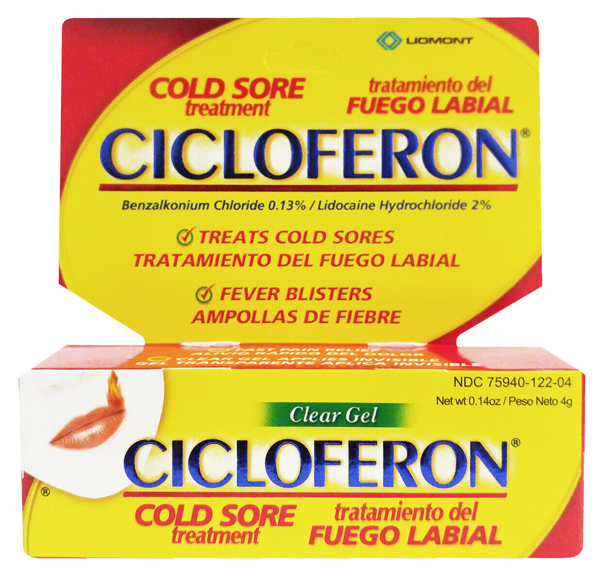 Cicloferon Cold Sore Treatment / Tratamiento para Fuego Labial 2g, Exp Dec. 2021