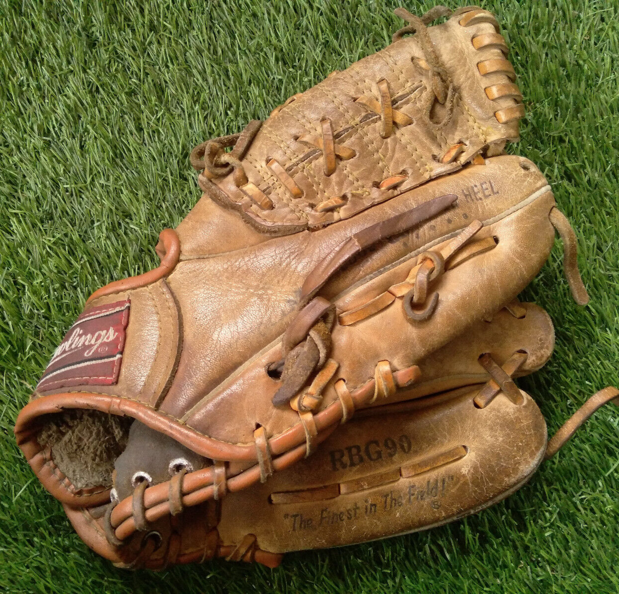 VINTAGE RAWLINGS DAVE WINFIELD LEATHER BASEBALL GLOVE RGB90