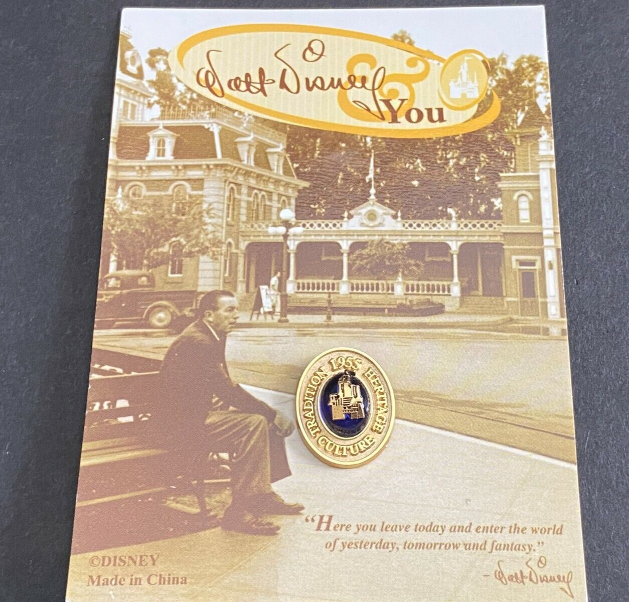 その他 Disney - Tradition Heritage Culture 1955 WDW Tradition Heritage Culture 1955 Walt Disney and You LE