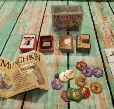 Munchkin Card Game  + Munchkin Bites - Card Game By Steve Jackson Missing Cards