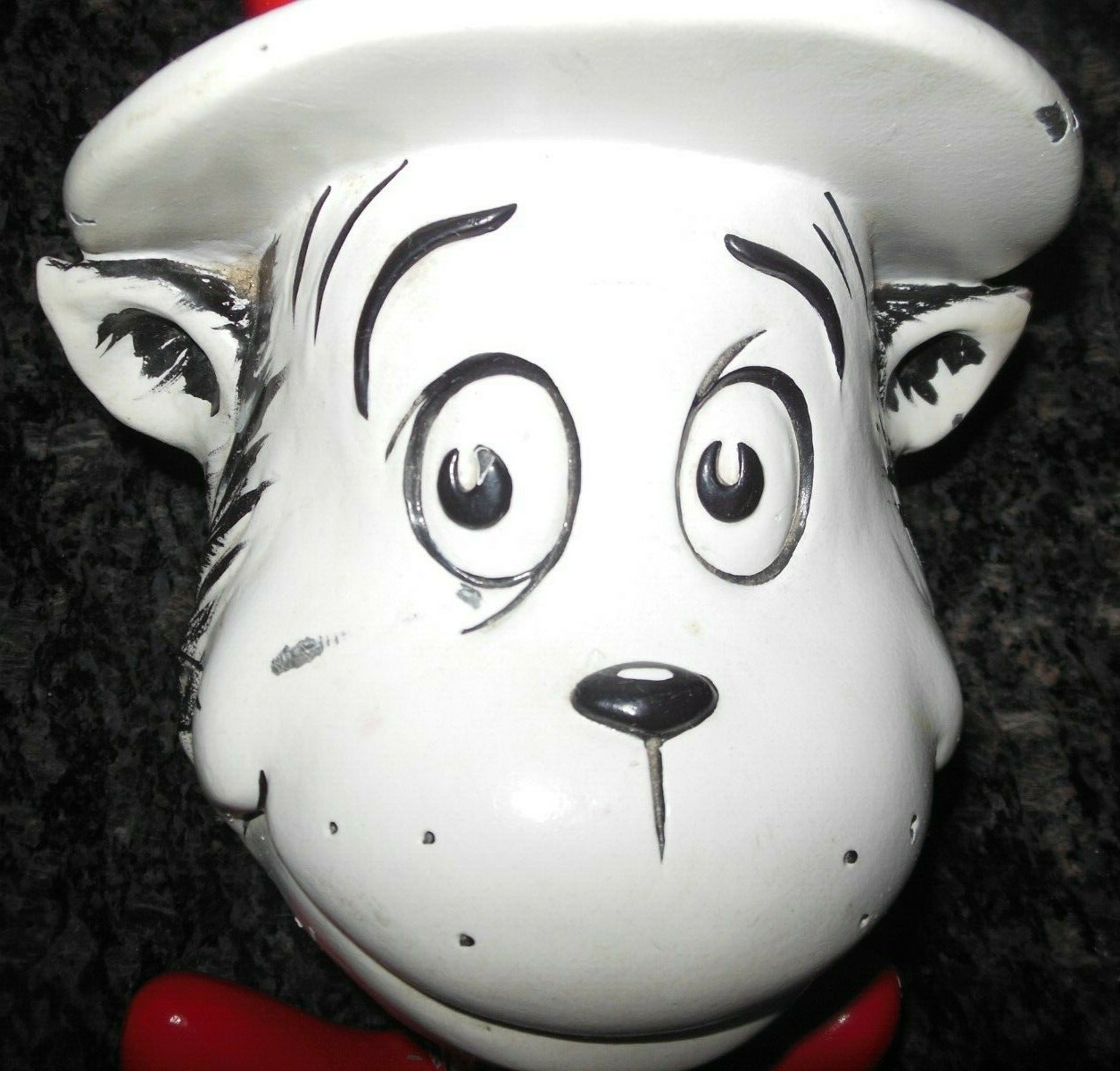 Rare large Dr Seuss Cat in the Hat plaster head bust TM enterprises LP 1994