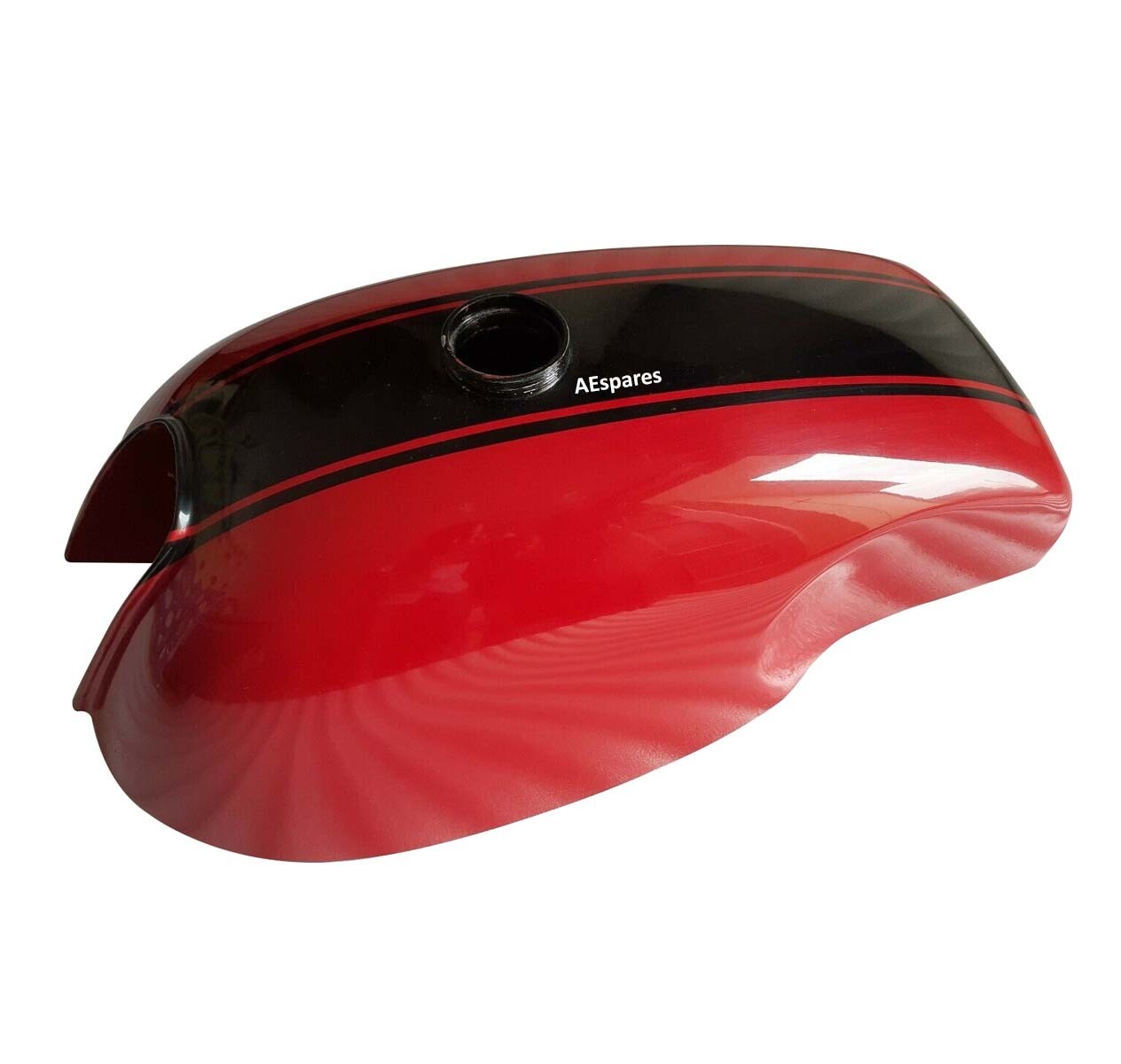 For Norton Triumph Lyta Custom Cafe Racer Petrol Fuel Tank Cherry & Black  