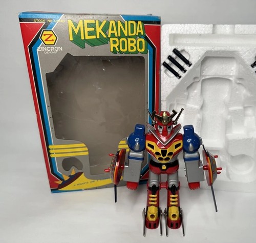 75ロボニャン Vintage Robot Mechander Mekanda Robo in box Zincron Japan