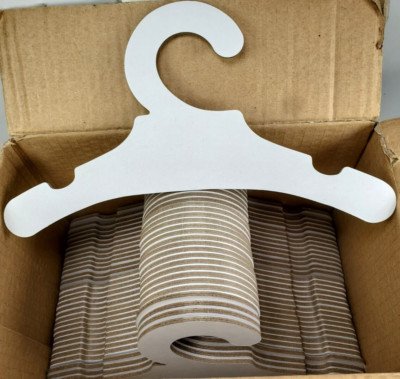 34 PCS - Biodegradable Clothes Hanger Child's Size Paper Hangers, Sturdy