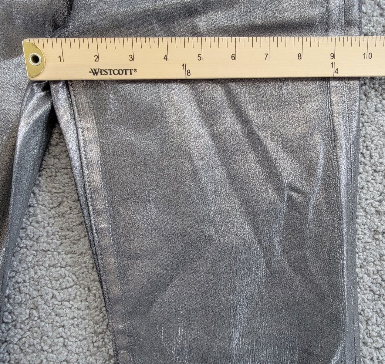 Joe's Jeans The Hi Honey High Rise Metallic Bootcut Jeans Women's 30 Gunmetal~ - Picture 6 of 18
