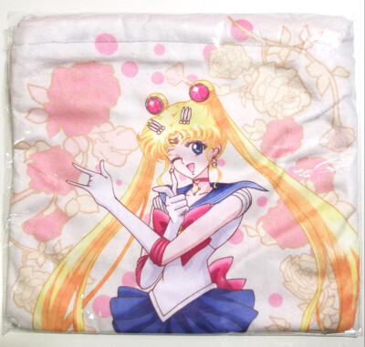Sailor Moon Crystal 8x8 Drawstring Bag Official Taiwan - Moon Poses