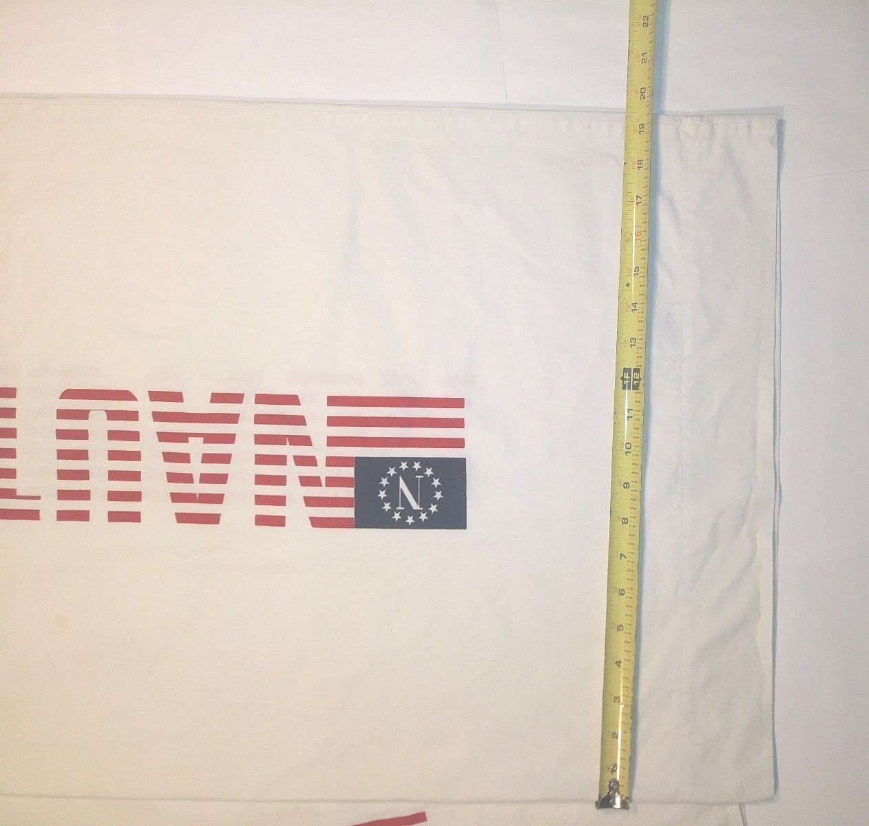 Vintage Pair (2) Nautica 100% Cotton King Size Pillow Cases 19