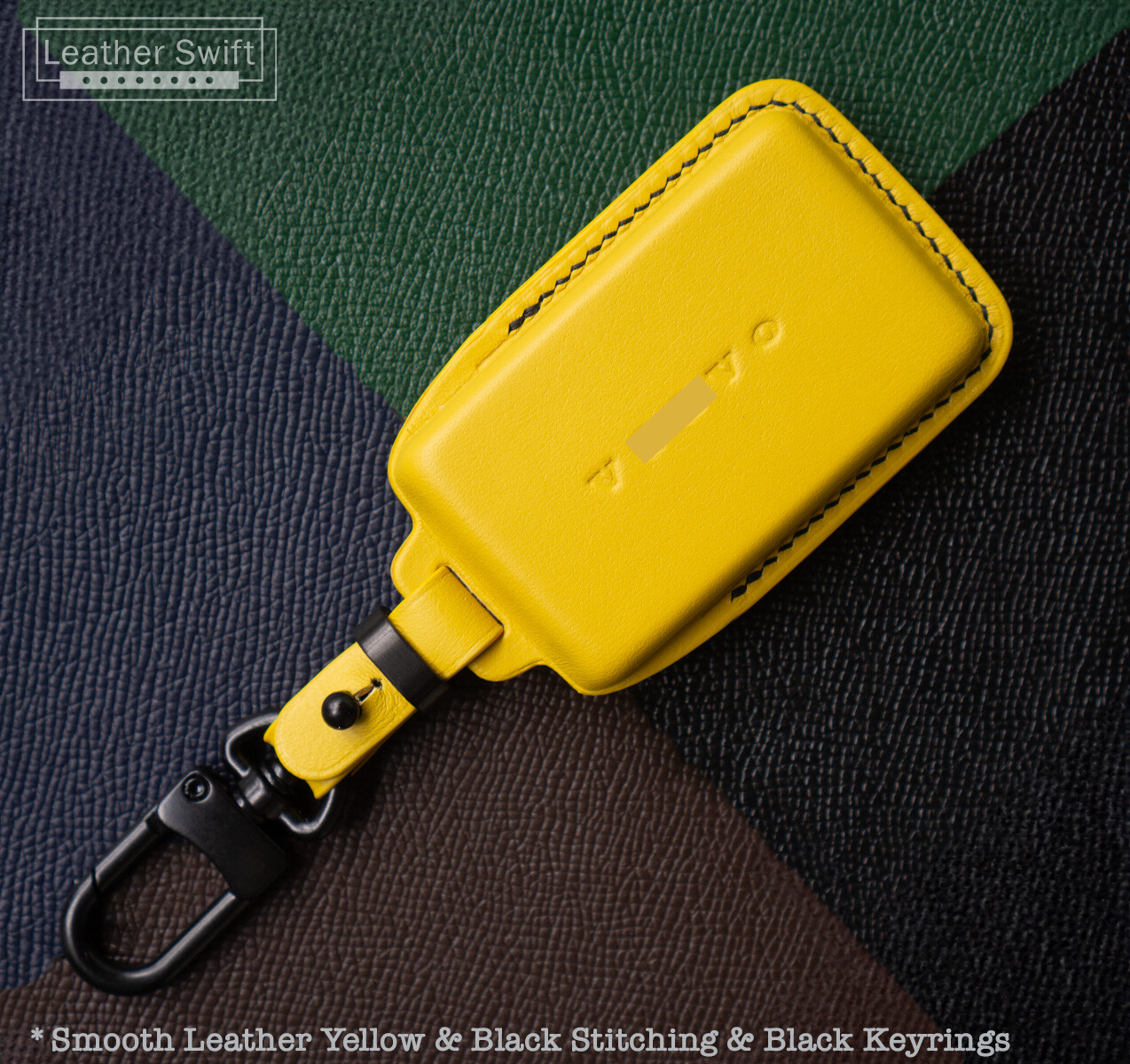 アクセサリー ec melodi leather Key-clip Volvo EX30 Leather Remote Keyless Key Case Cover, Custom