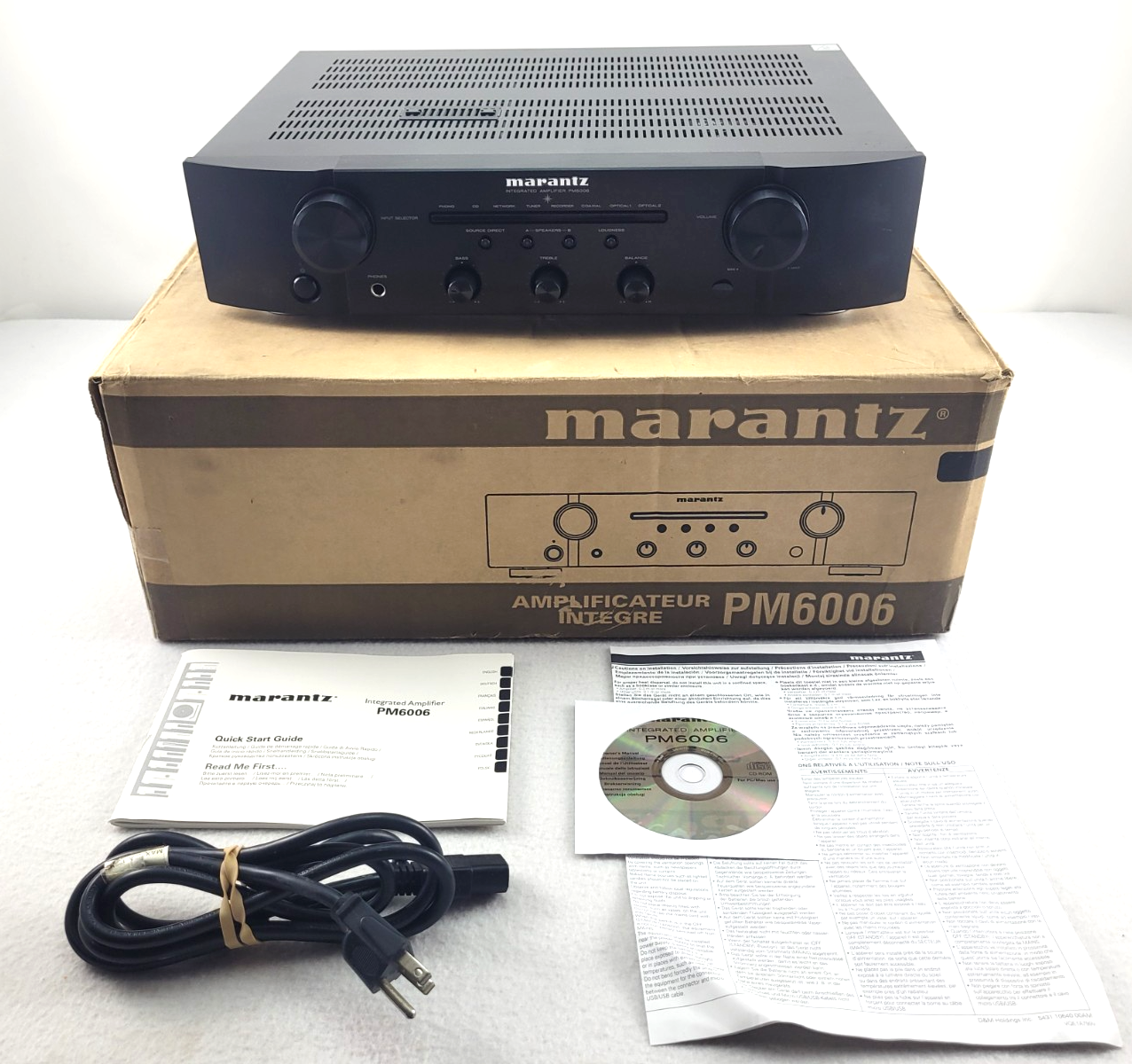 Marantz PM6006 Stereo Integrated Amplifier Black **Read