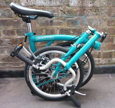 2019 Brompton B75 16" Folding Bike Blue used twice *CASH ON COLLECTION ONLY*