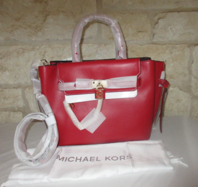 Michael kors hamilton purse red new arrivals