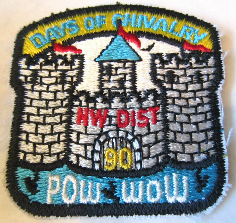 Days Of Chivalry Pow Wow 1990 Rr Royal Ranger Uniform Patch