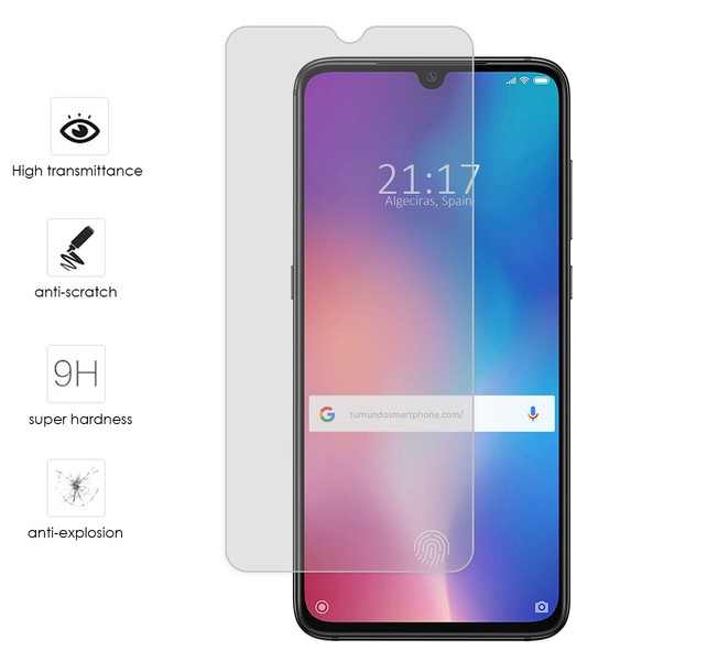 Protector Cristal Templado para Xiaomi Mi 9 Vidrio