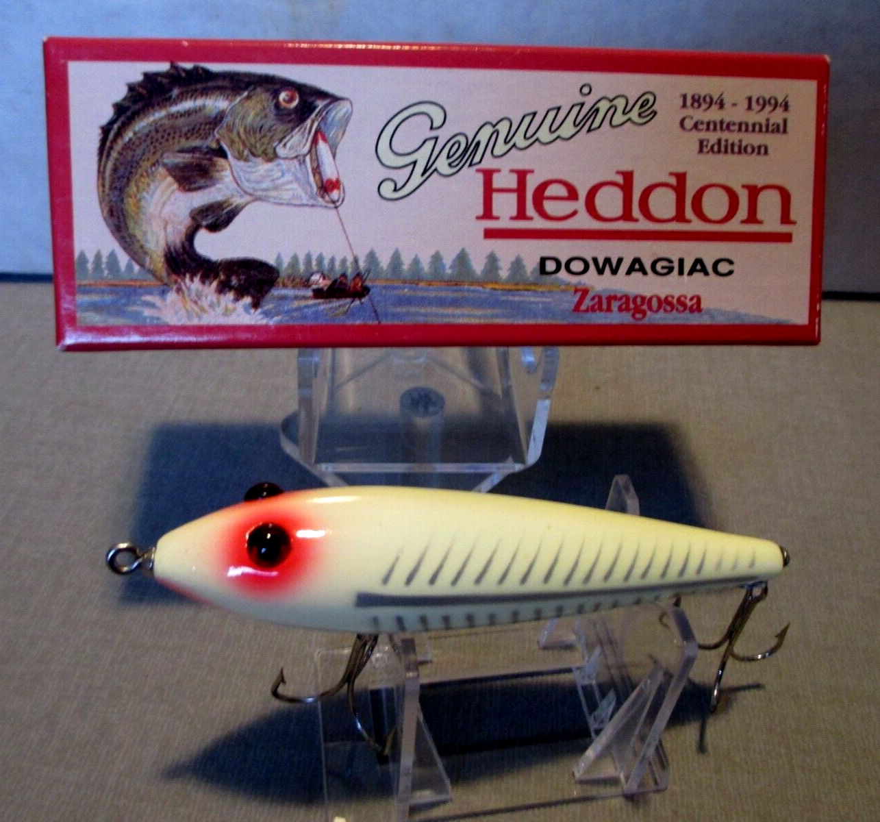 ルアー・フライ Heddon DOWAGIAC Wood Zaragossa HEDDON DOWAGIAC-WOOD ZARAGOSSA FISHING LURE- 1994