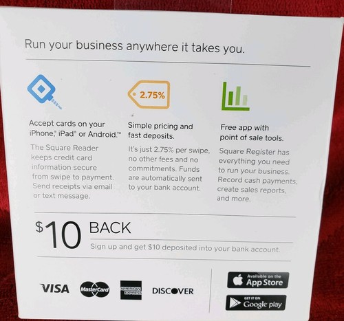 Square Reader - Credit Card Reader for Mobile Devices - Brand New Retail Box
