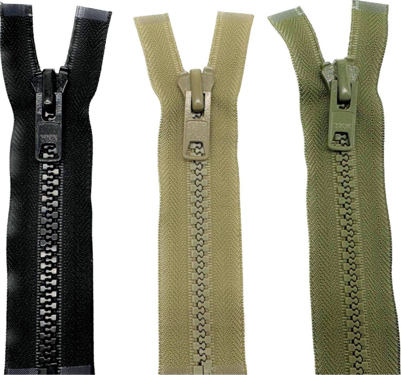 ykk YKK Vislon No.10 Open Ended Zippers For Split Front Chest