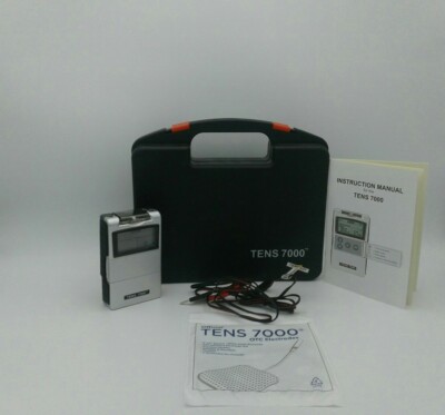 TENS 7000 Digital TENS Unit w/Accessories Unit Muscle Stimulator for Pain Relief