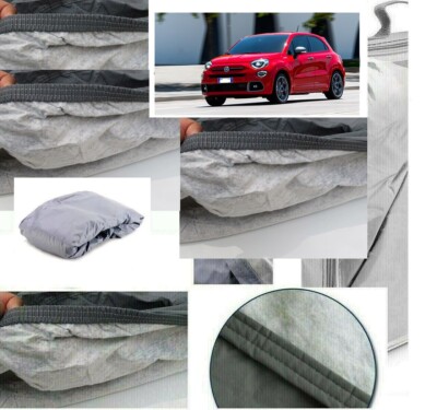 Telo Antigrandine Per Fiat 500 2007-2024 - Copertura Auto Imbottita Per Grandine, Pioggia E Neve - Foto 9