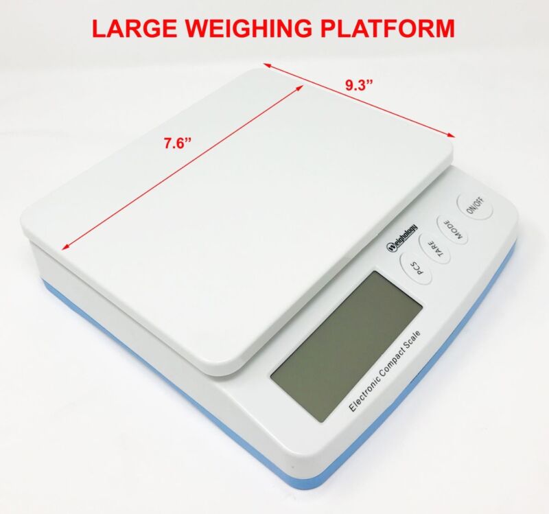 DIGITAL SHIPPING SCALE POSTAL SCALE 66 LBS CAPACITY w/ AC ADAPTER